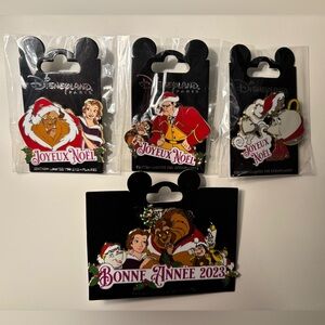 Disney - Disneyland Paris Holiday 2023 Pin Set